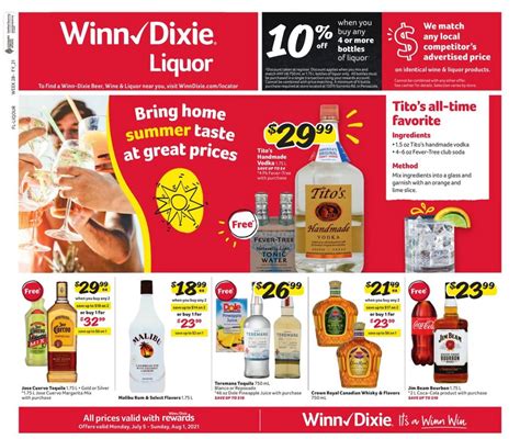 winn dixie liquor store weekly ad|winn dixie weekly ad bogo.